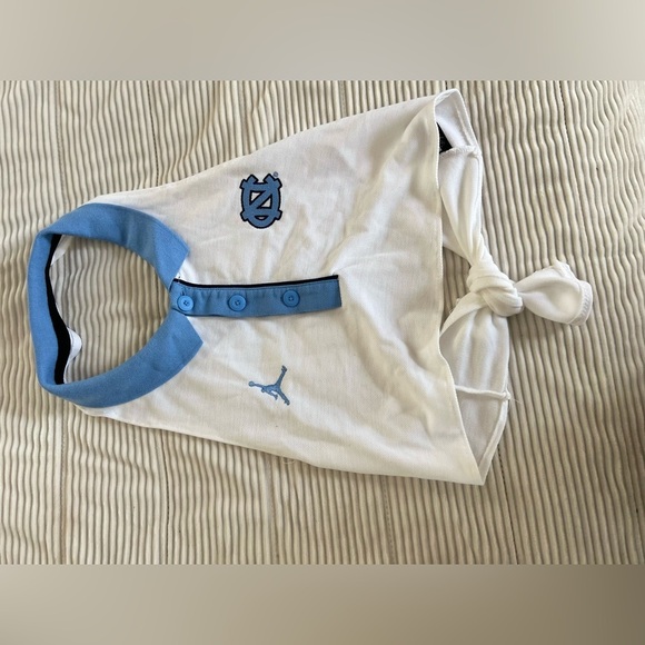 air jordan north carolina Tar Heels Cropped Vneck Halter Top Women’s Medium Y2K - Picture 2 of 7